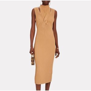 Acler Collins Twisted Rib Midi Dress 4